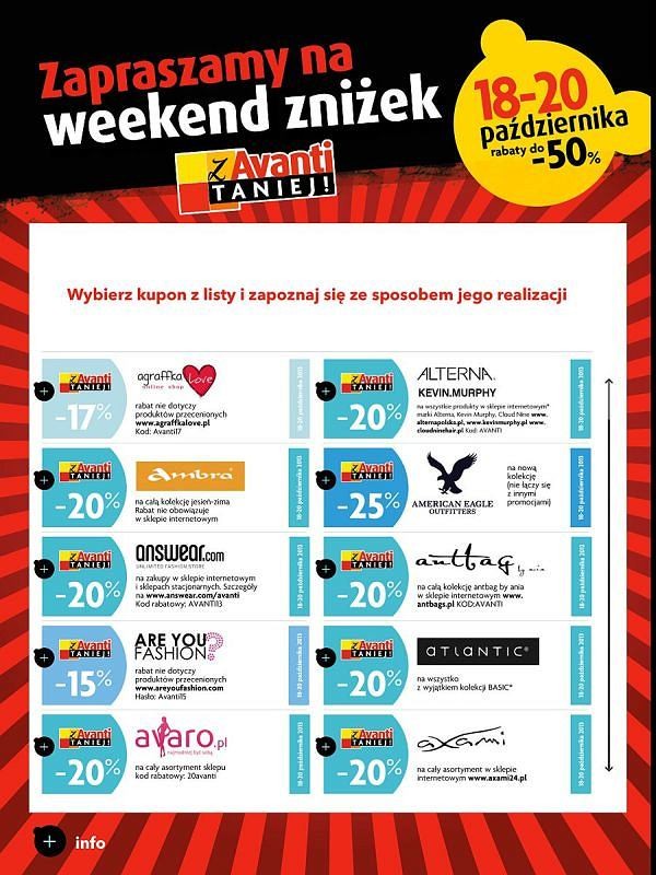 Kupony na weekend zniżek 