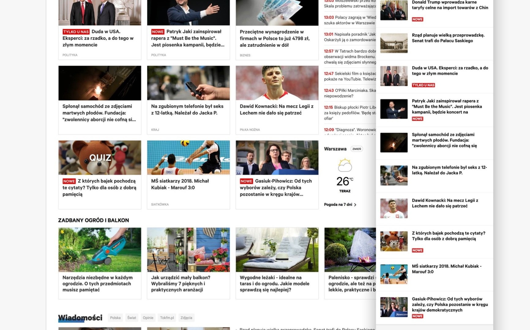 Gazeta.pl prezentuje odświeżoną stronę główną