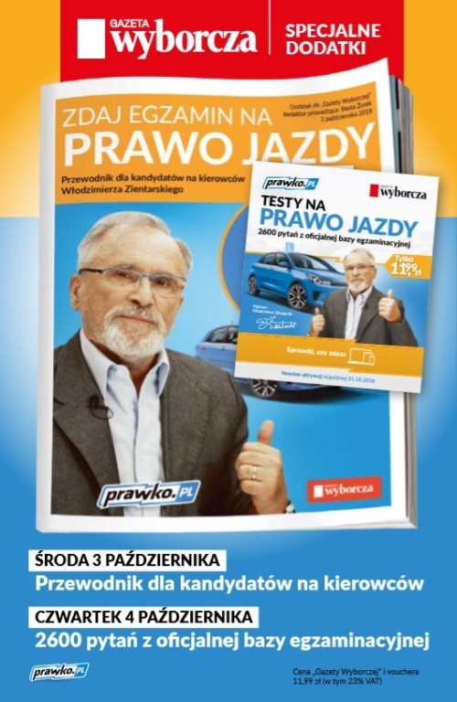 Zdaj egzamin na prawo jazdy z „Gazetą Wyborczą