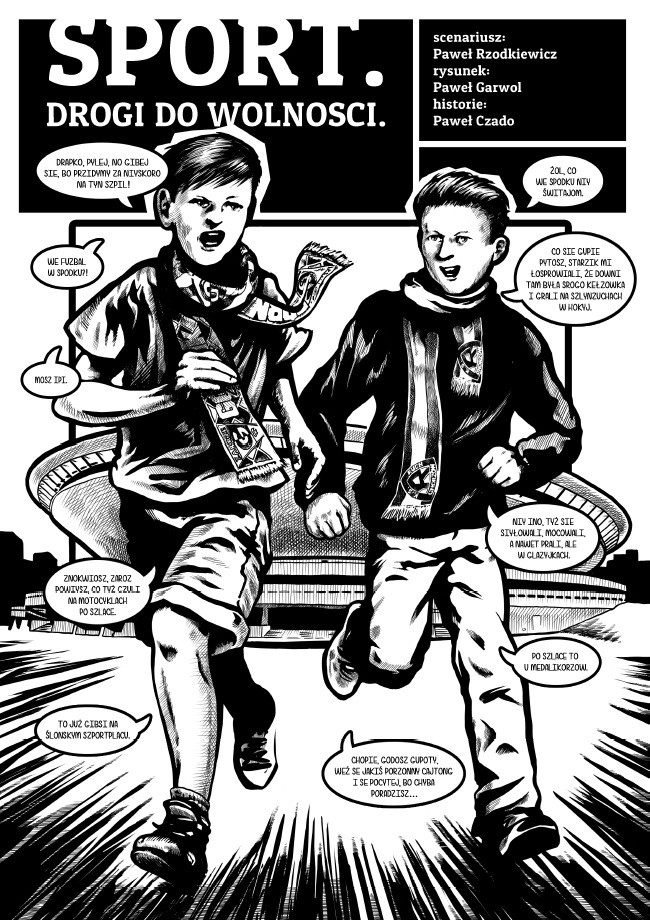 Śląski sport w komiksie z poniedziałkową „Gazetą Wyborczą Katowice