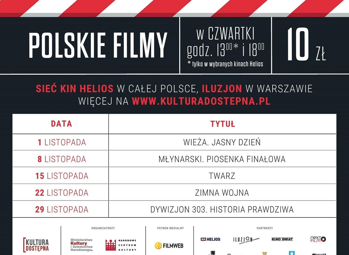 Helios zaprasza na seanse najlepszego polskiego kina