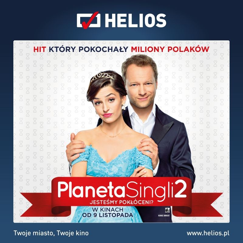 „Planeta Singli 2” na ekranach kin Helios