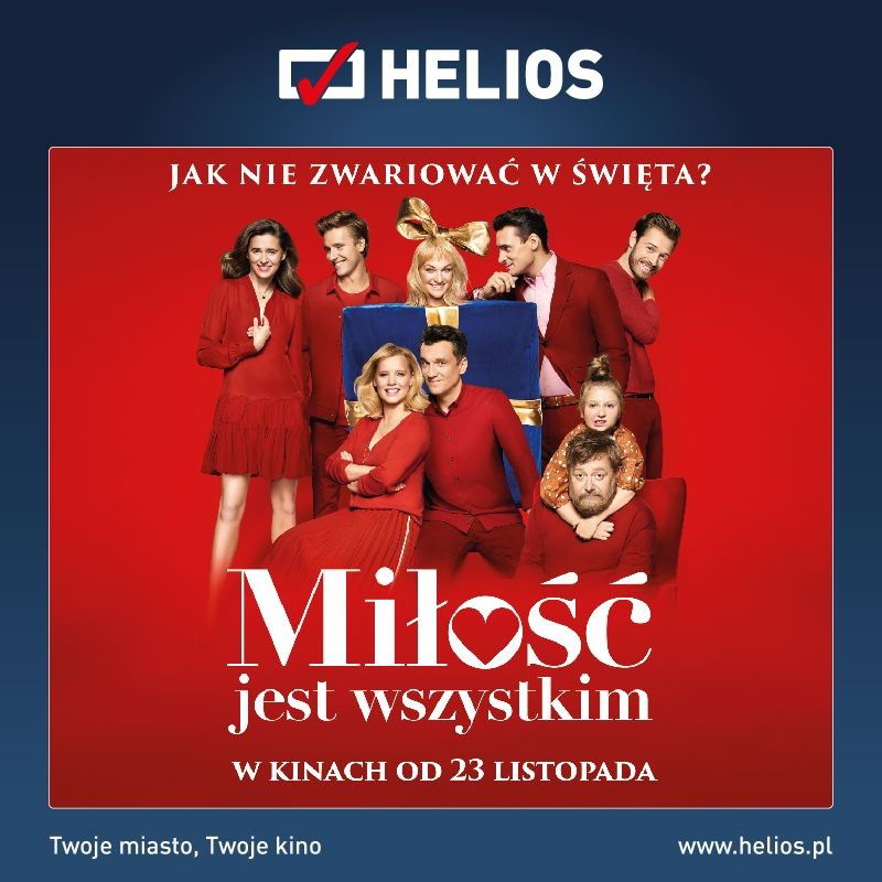 „Miłość jest wszystkim” na ekranach kin Helios
