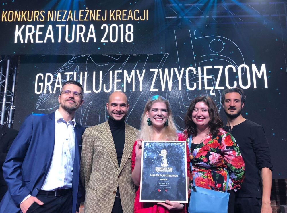 Wyróżnienie dla spotu Radia TOK FM w konkursie Kreatura 2018