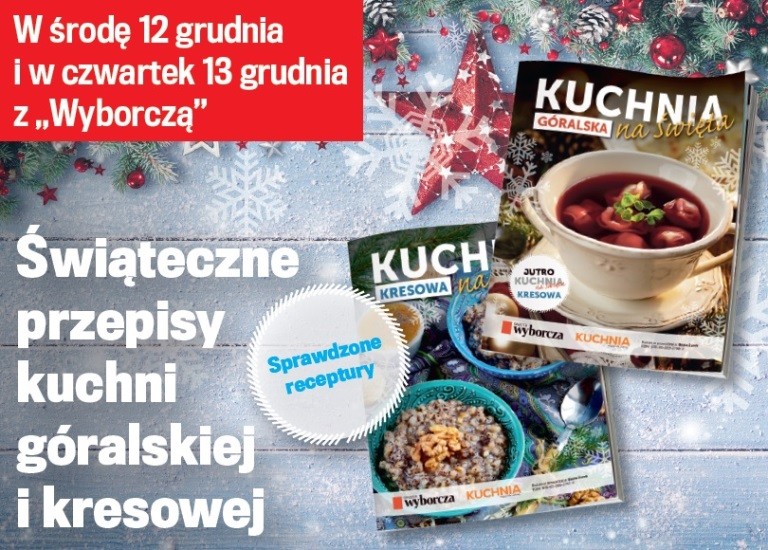 Zeszyty z przepisami na świąteczne potrawy z „Gazetą Wyborczą”