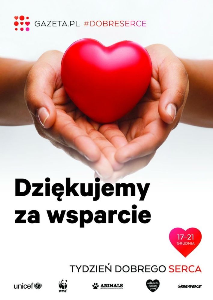 Tydzień Dobrego Serca po raz pierwszy na Gazeta.pl
