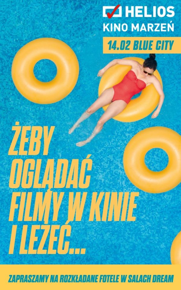 Najnowocześniejsze kino Helios w Blue City Warszawa