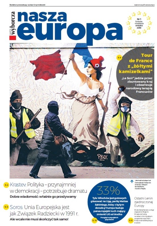 „Nasza Europa” – nowy weekendowy magazyn „Gazety Wyborczej