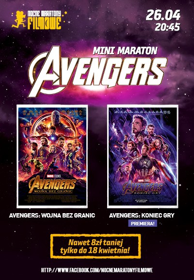 Mini Maraton Avengers w kinach Helios