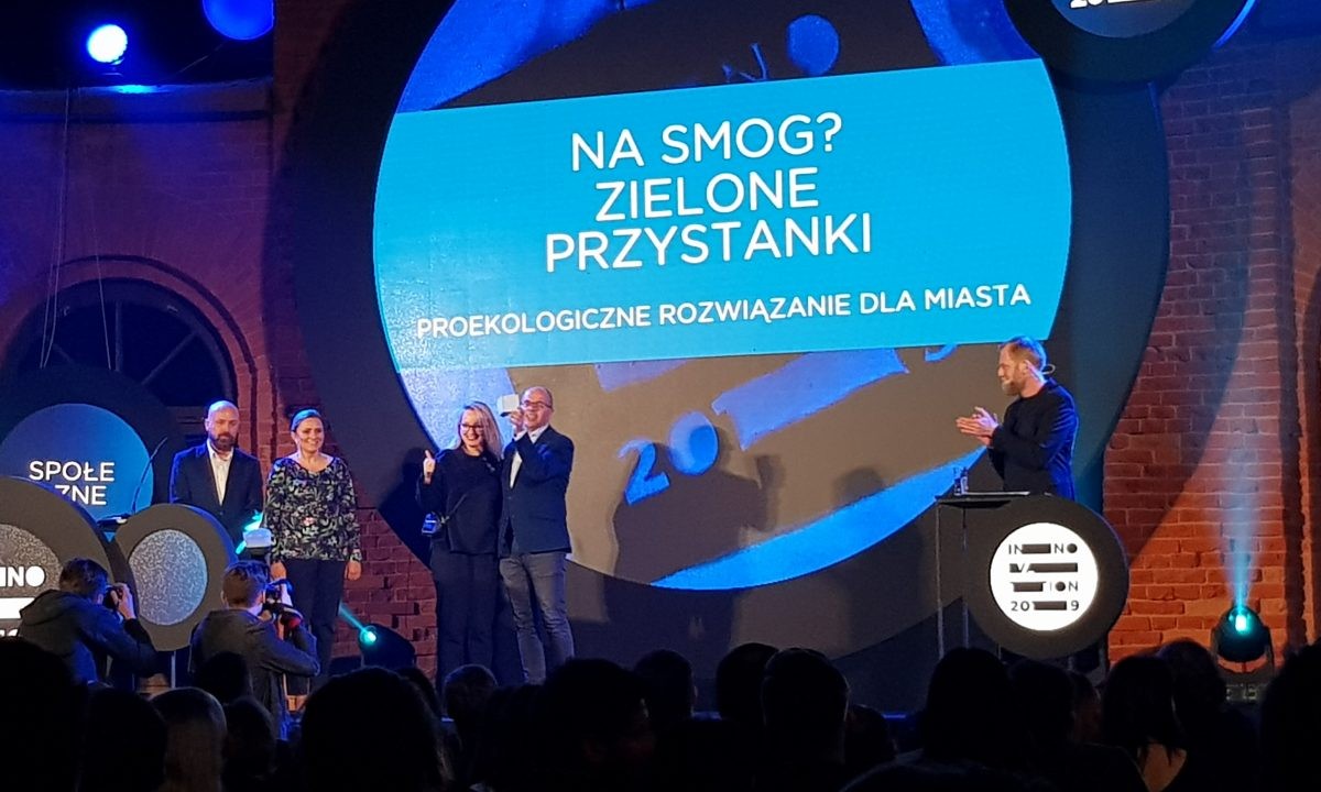 Srebro dla AMS w konkursie INNOVATION 2019 za „Zielone przystanki”