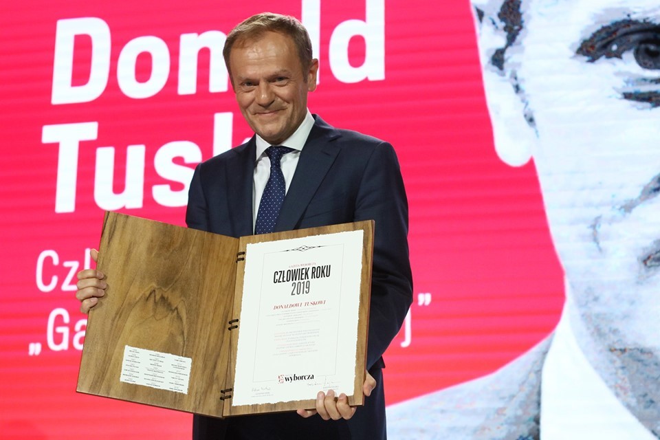 Donald Tusk Człowiekiem Roku „Gazety Wyborczej”