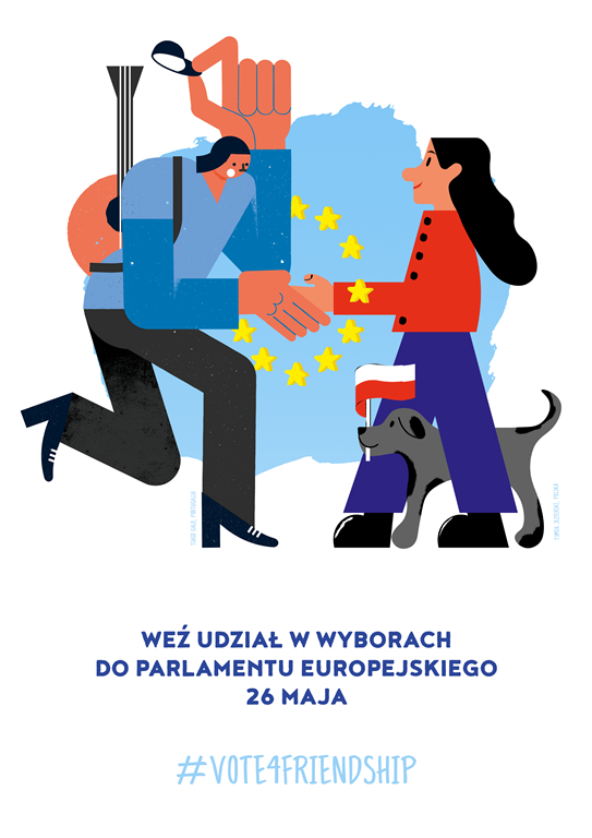 „Gazeta Wyborcza” włącza się w akcję #vote4friendship i zachęca do udziału w wyborach do Parlamentu Europejskiego