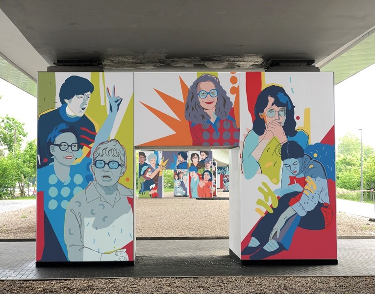 Wyjątkowy mural z „Kobietami Wolności” w ramach akcji „Wysokich Obcasów”