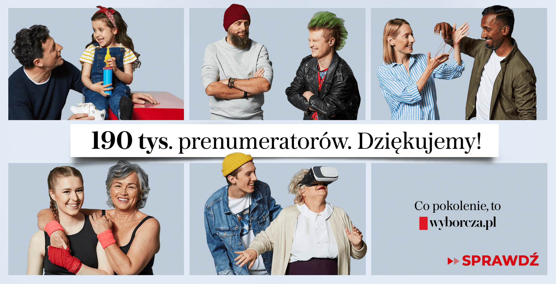 Ponad 190 tys. prenumeratorów Wyborcza.pl na 30. urodziny dziennika!