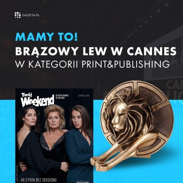 Akcja Ostatni „Twój Weekend” z brązowym Lwem i kolejnymi nominacjami na festiwalu Cannes Lions