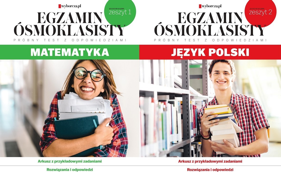 Egzamin ósmoklasisty – próbne testy z odpowiedziami w „Gazecie Wyborczej”