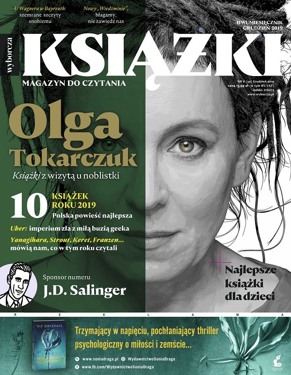 Świąteczny numer „Książek. Magazynu do czytania” z nowym logotypem i szatą graficzną w sprzedaży od 3 grudnia br.