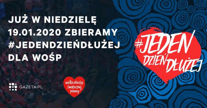 Gazeta.pl gra dla WOŚP #JedenDzieńDłużej