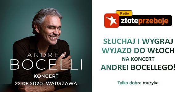Bilety na koncert Andrei Bocellego w konkursie 