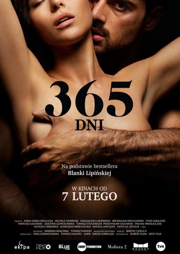 NEXT FILM wprowadza do kin ekranizację bestsellerowej powieści erotycznej „365 dni”