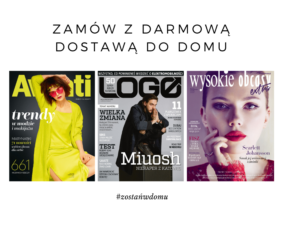 Nowa oferta prenumeraty czasopism Agory - kwietniowe wydania z bezpłatną dostawą do domu