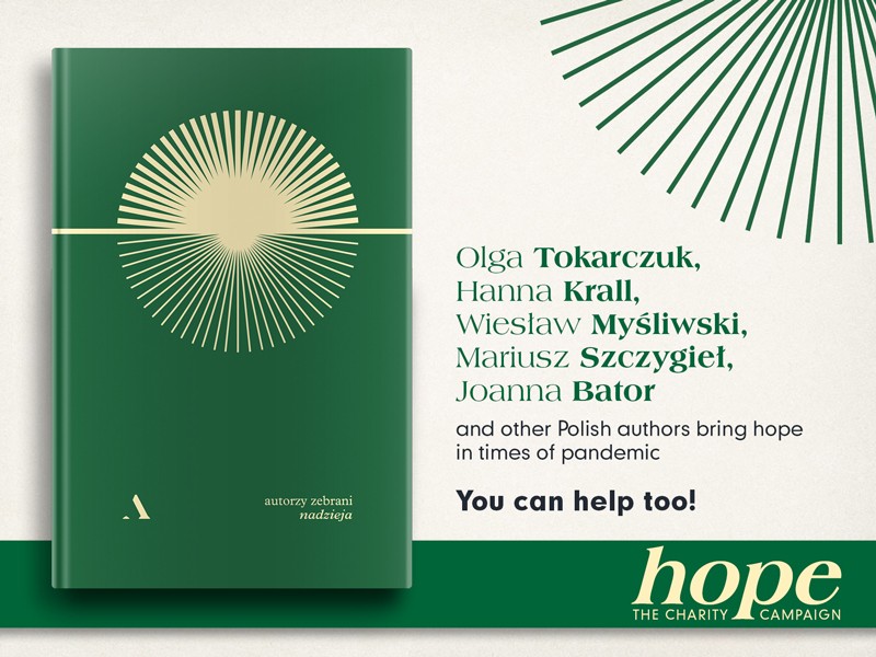 Charity campaign and remarkable book “Nadzieja”(“Hope”)—Polish writers with help for elders during coronavirus pandemic