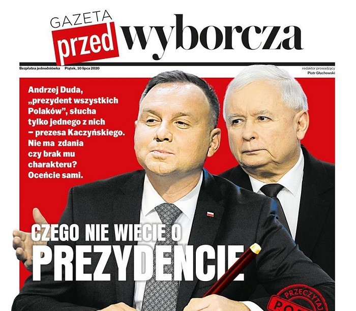 „Gazeta Przedwyborcza” w milionowym nakładzie od 5 lipca br. w całej Polsce