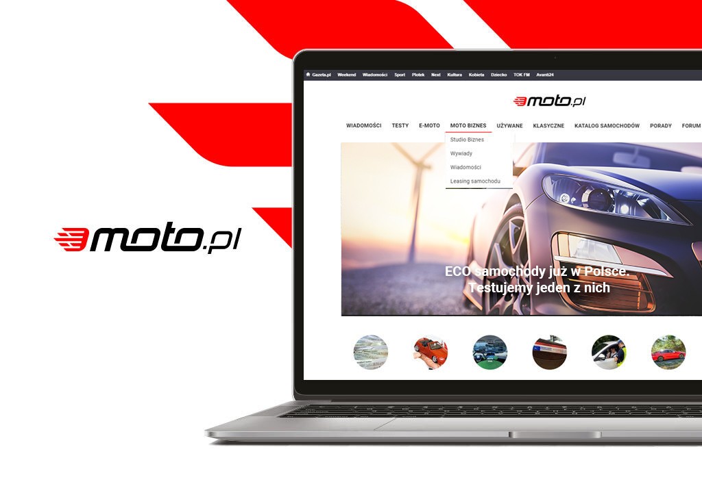 Serwis Moto.pl z dedykowaną sekcją o biznesie