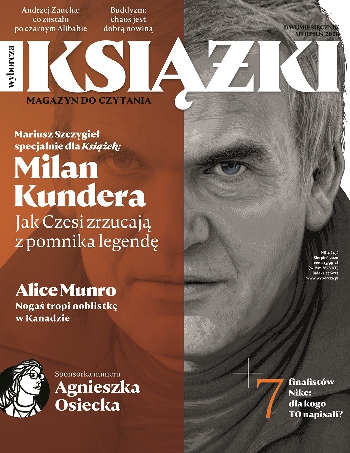 Nowe „Książki. Magazyn do czytania” z Milanem Kunderą na okładce w sprzedaży od wtorku, 25 sierpnia br.