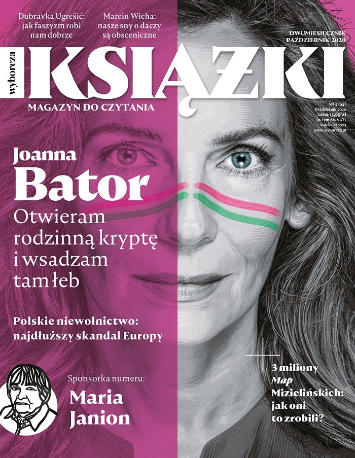 „Książki. Magazyn do czytania” z Joanną Bator na okładce w sprzedaży od 20 października br.