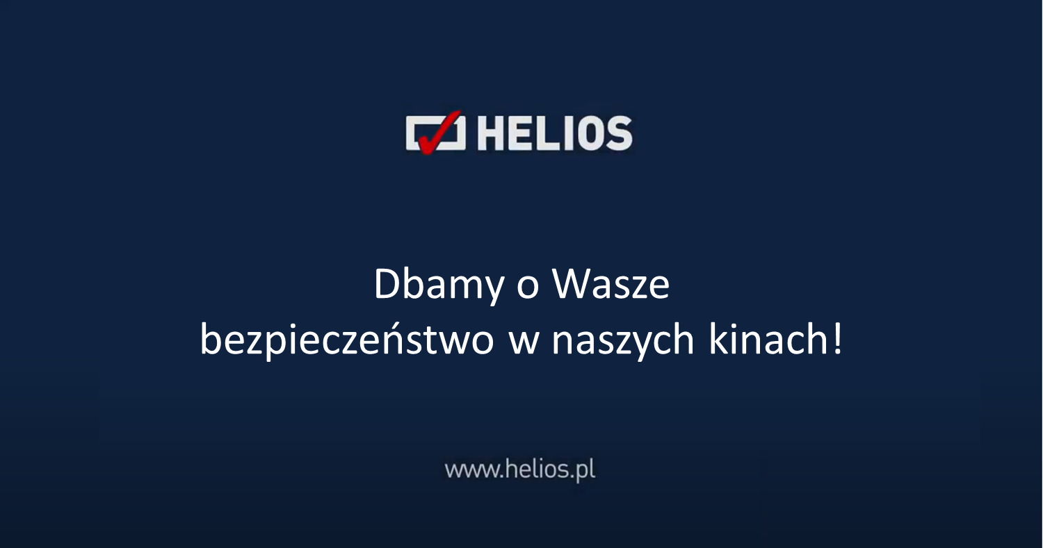 Helios zaprasza na bezpieczne seanse kinowe