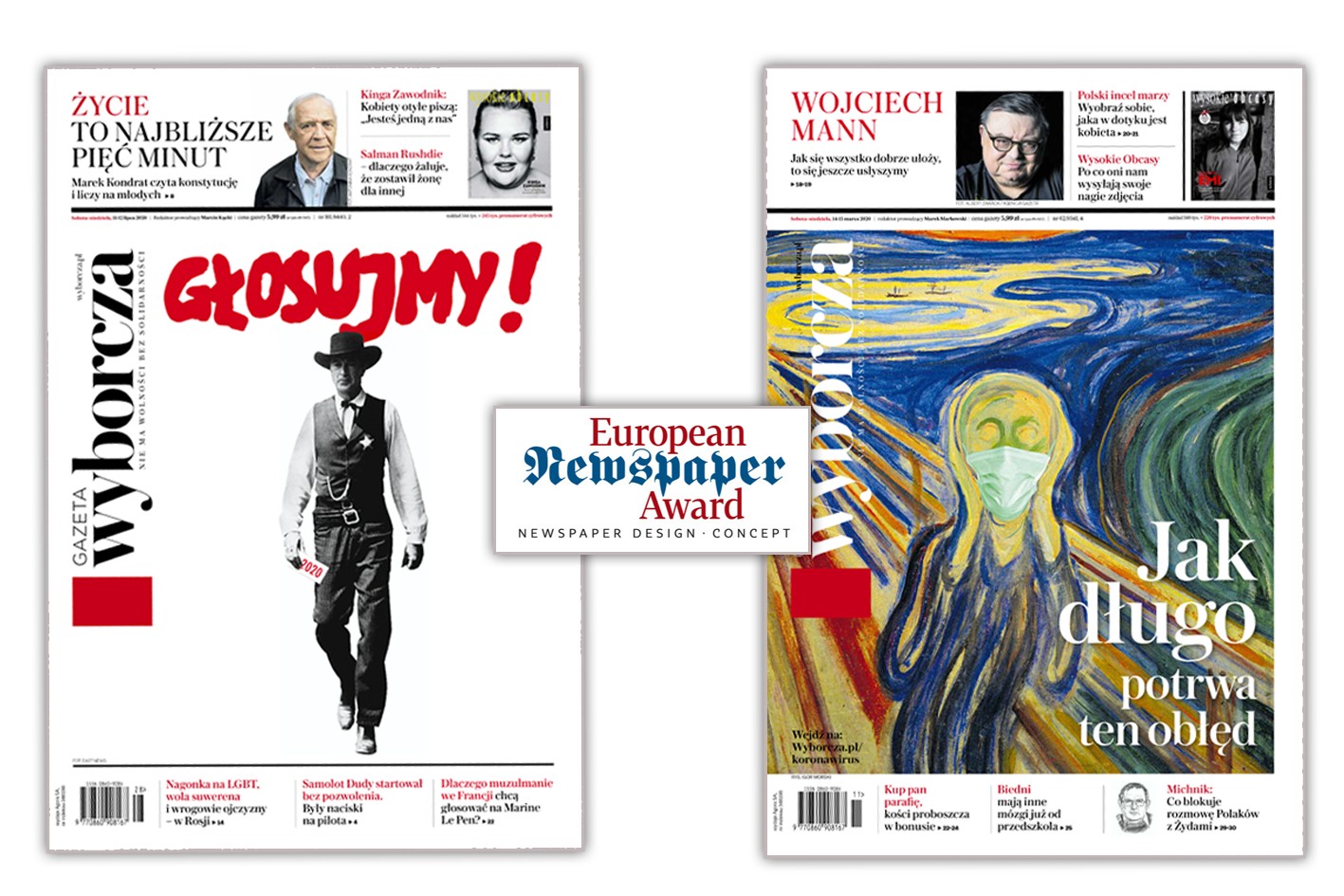 „Gazeta Wyborcza” z 14 nagrodami European Newspaper Awards