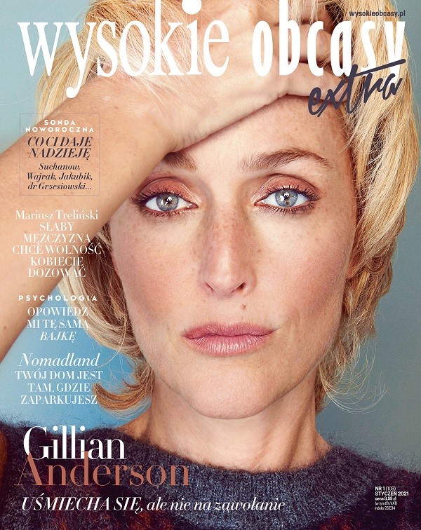 Styczniowe „Wysokie Obcasy Extra” z Gillian Anderson na okładce w sprzedaży od 17 grudnia br.