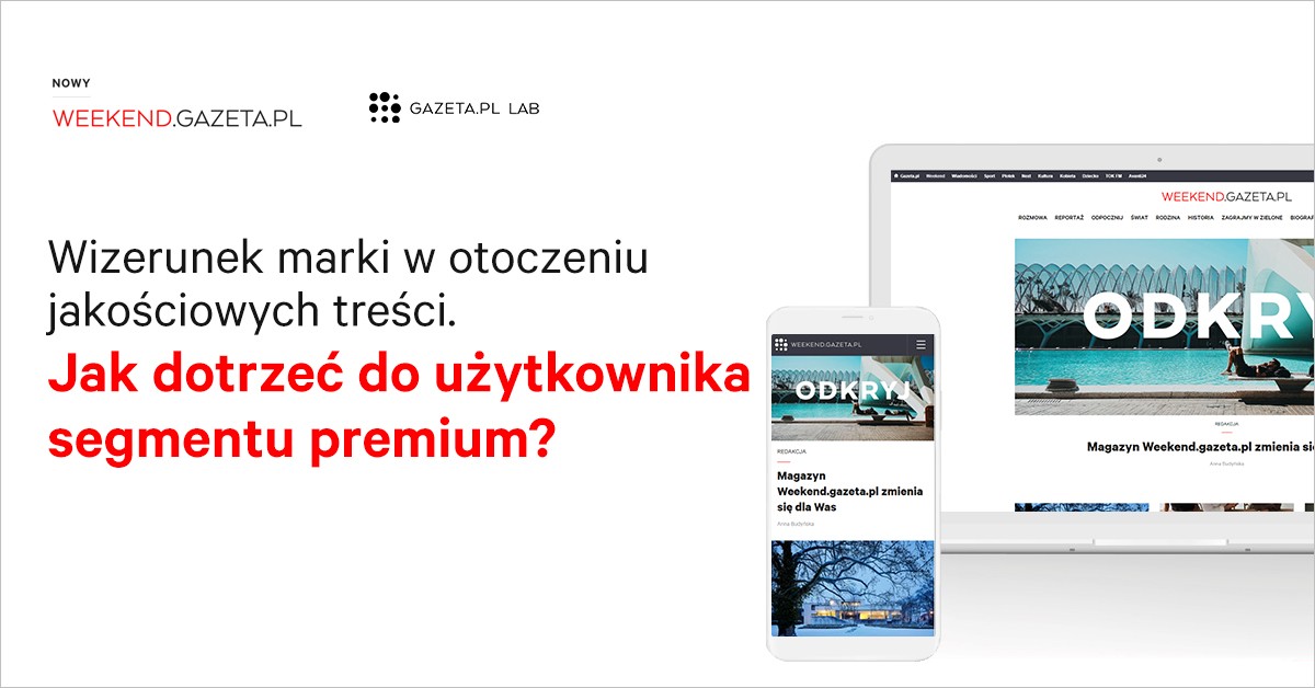 Jak dotrzeć do użytkownika segmentu premium? – nowy cykl webinarów Gazeta.pl