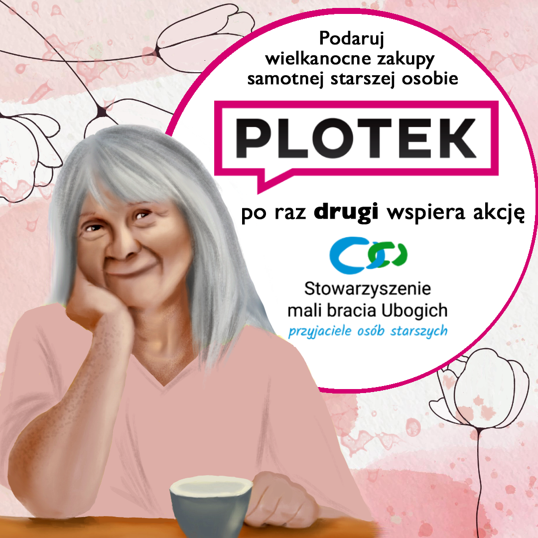 Plotek.pl pomaga seniorom przed Wielkanocą
