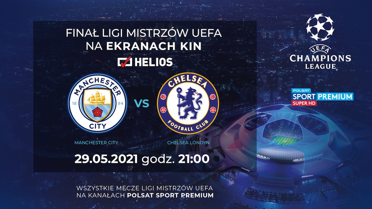Finał Ligi Mistrzów UEFA na ekranach kin Helios!