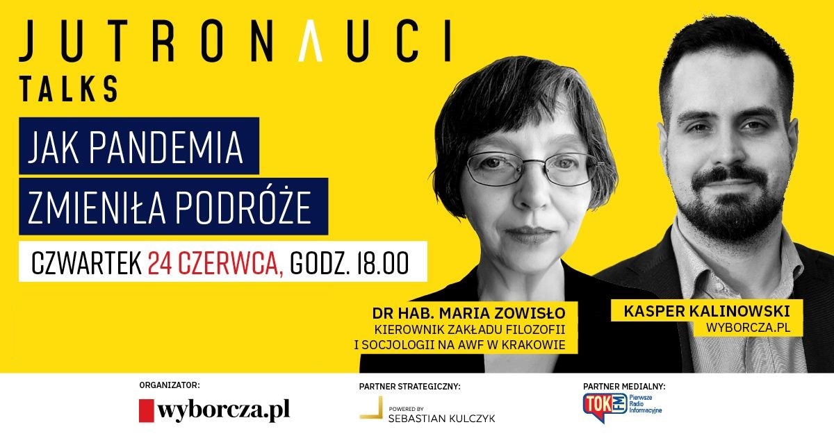 Jak pandemia zmieni podróże? – trzecie spotkanie z cyklu „Jutronauci Talks” już 24 czerwca o godz.18:00