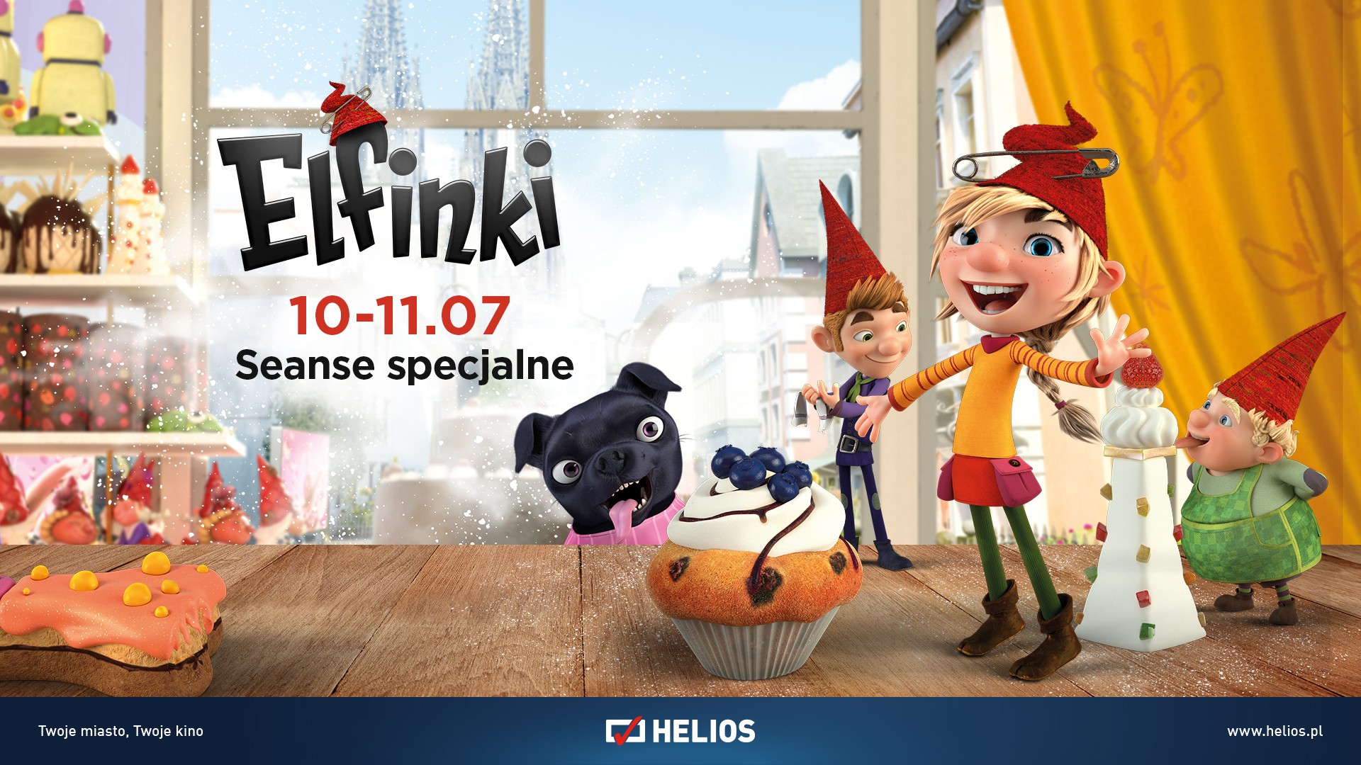 Rodzinne seanse animacji „Elfinki” w kinach Helios!