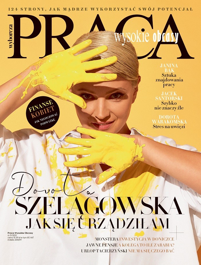 Dorota Szelągowska bohaterką nowego numeru „Wysokich Obcasów Praca”