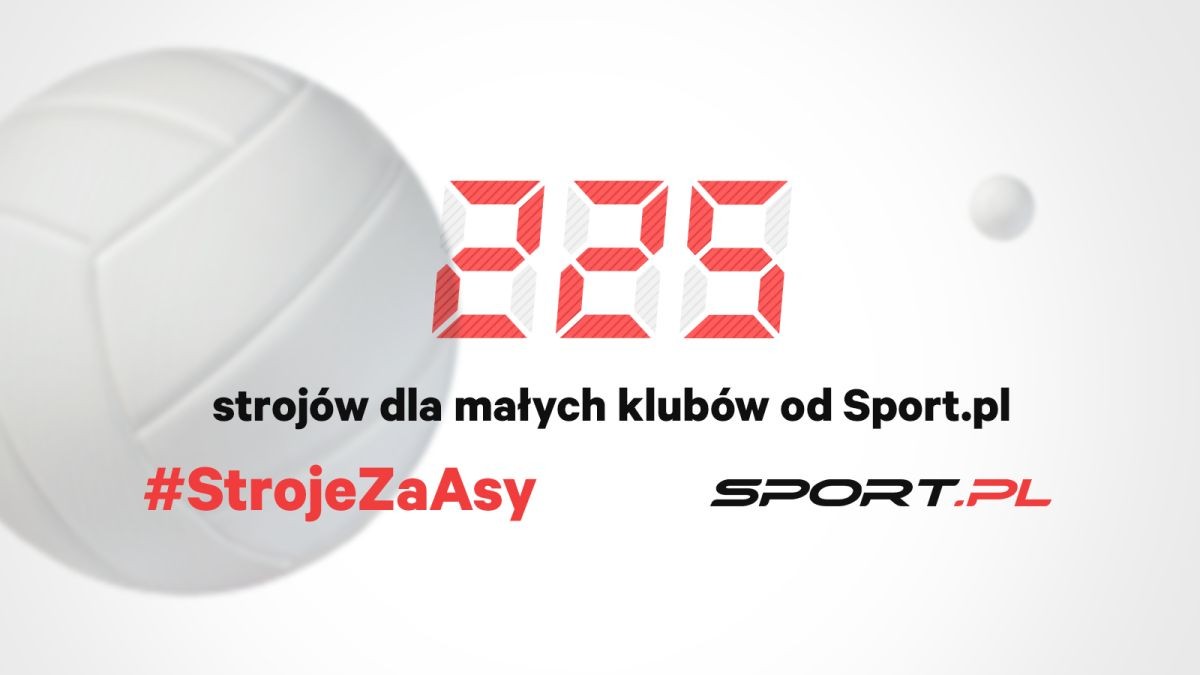 Sport.pl podsumowuje akcję „Stroje za asy” – ponad 200 strojów trafi do młodych siatkarzy