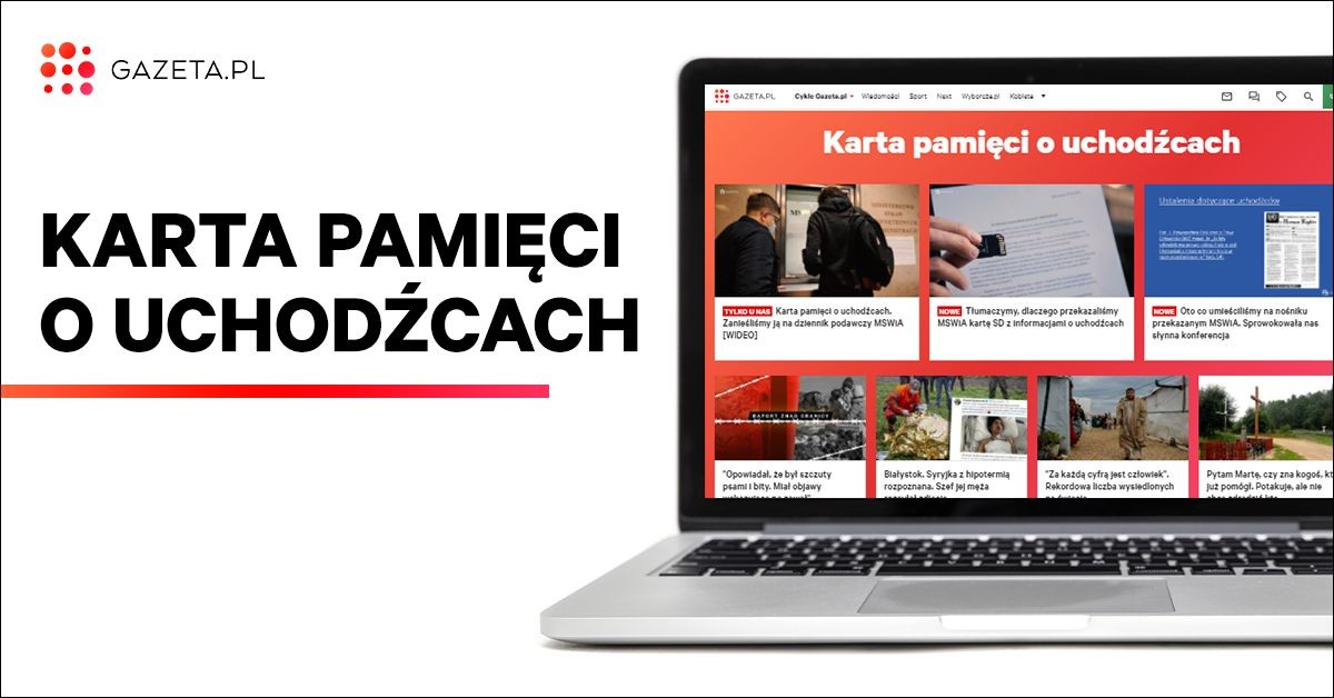 Gazeta.pl z akcją „Karta pamięci o uchodźcach”