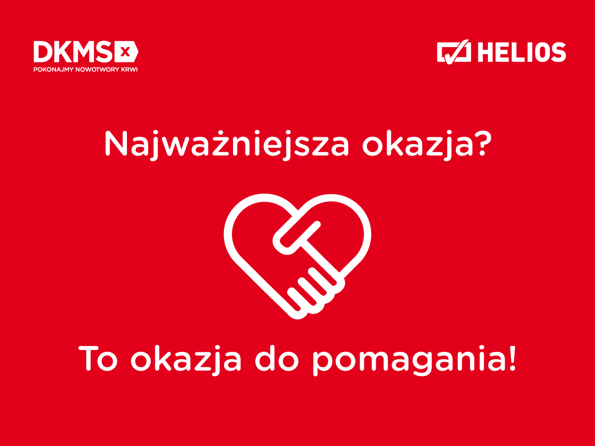 Sieć kin Helios wspiera Fundację DKMS