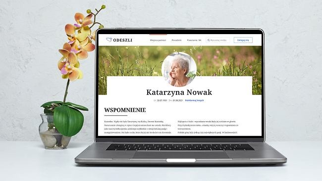 Stwórz Miejsce Pamięci o bliskich na Odeszli.pl - serwis wprowadza nowe funkcjonalności