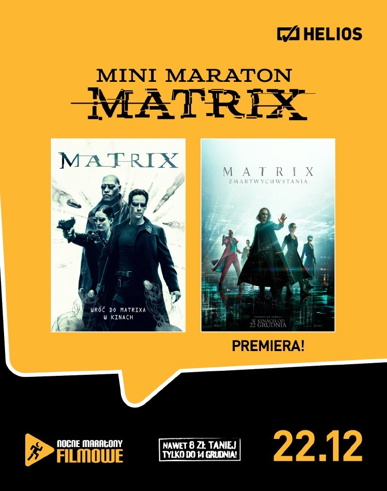 Helios zaprasza na Mini Maraton Matrix