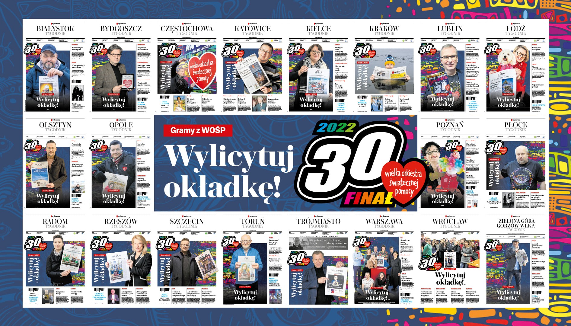 „Gazeta Wyborcza” wspiera 30. Finał Wielkiej Orkiestry Świątecznej Pomocy