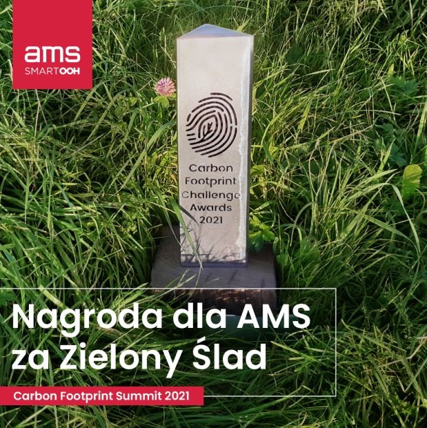 Award for AMS for the Green Footprint