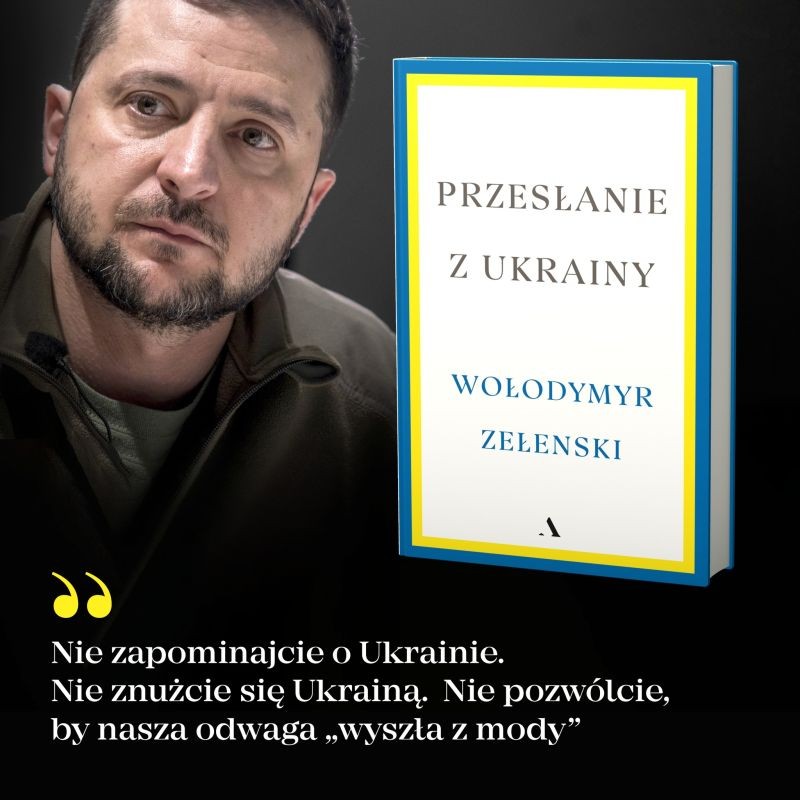 „Przesłanie z Ukrainy” – Wydawnictwo Agora wspiera inicjatywę United24 książką-cegiełką