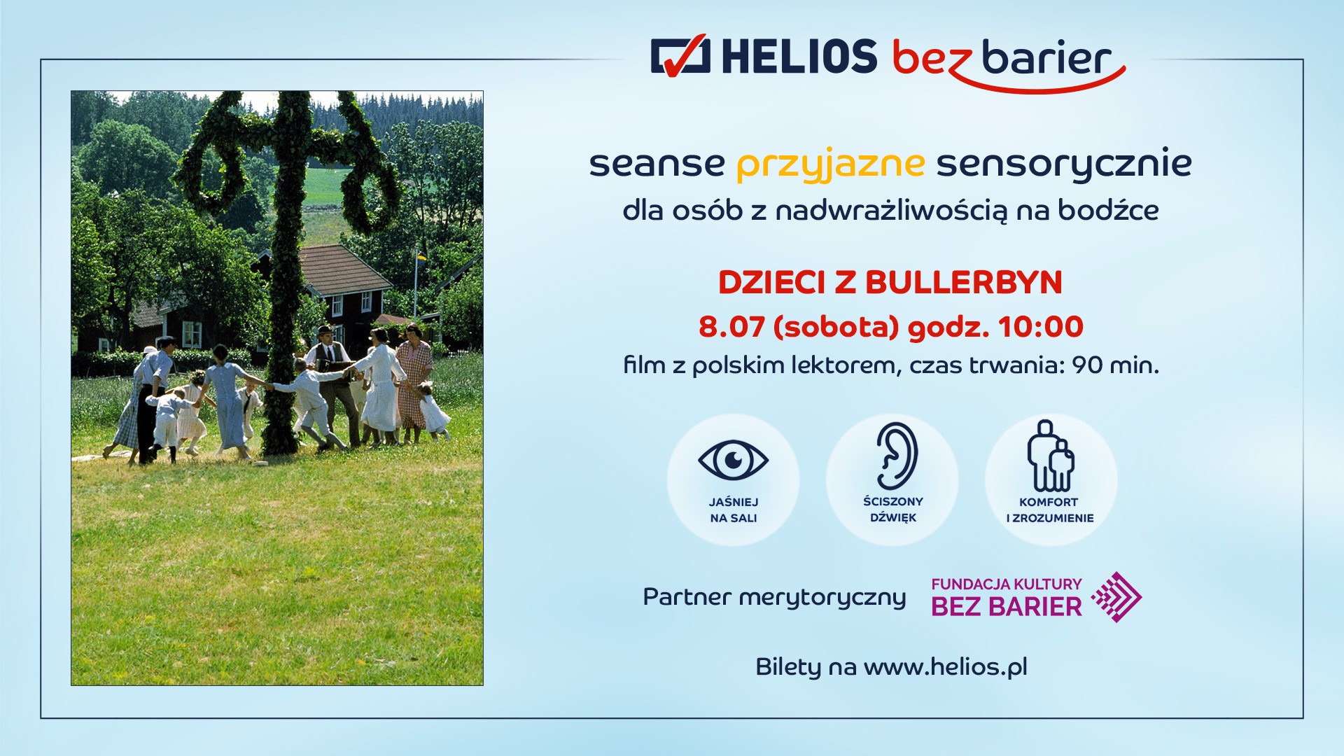 Helios zaprasza na lipcowy Seans Przyjazny Sensorycznie