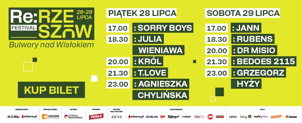 RE: Rzeszów Festival, czyli muzyczne lato w stolicy Podkarpacia