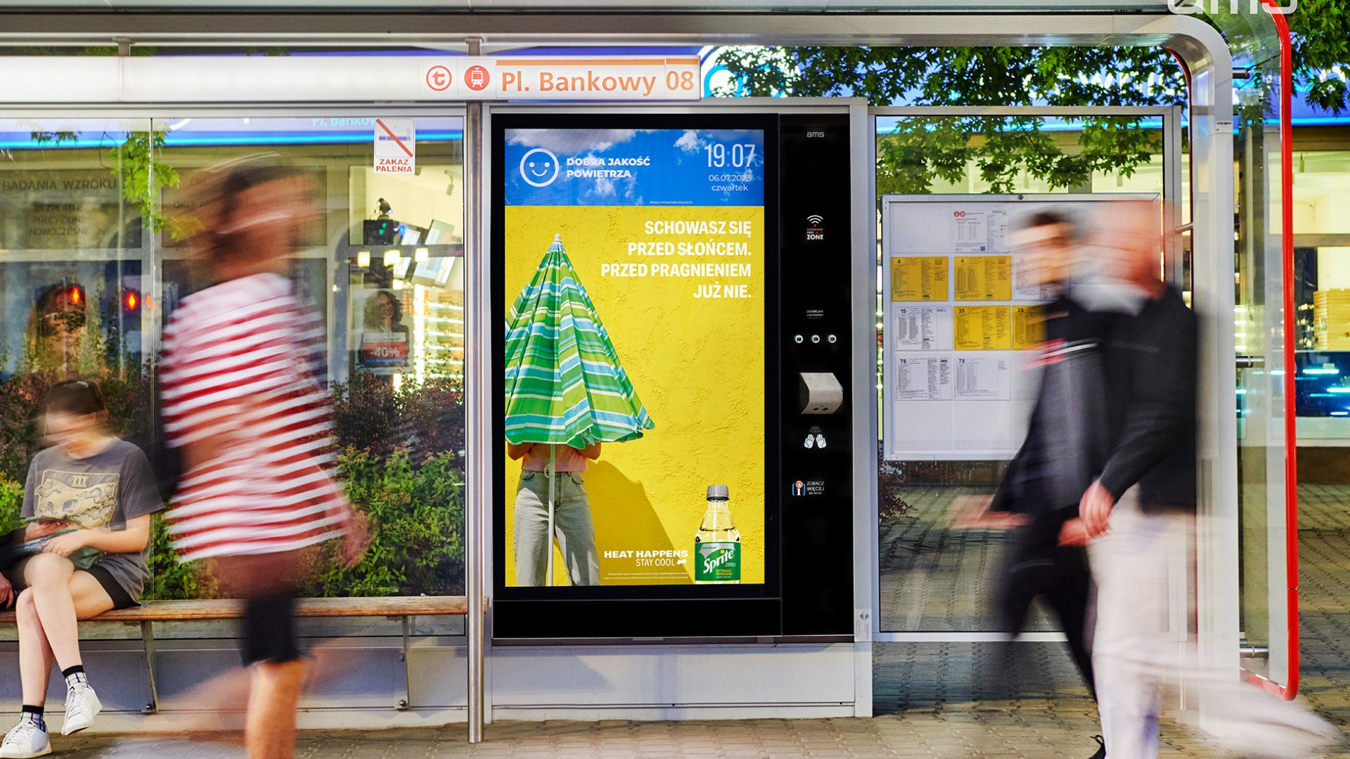 Reklama Digital OOH w 100% dostosowana do pogody
